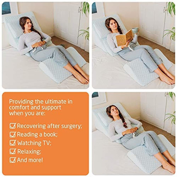 Juego De Almohadas Ortopédicas Ajustables En Forma De Cuña P 1