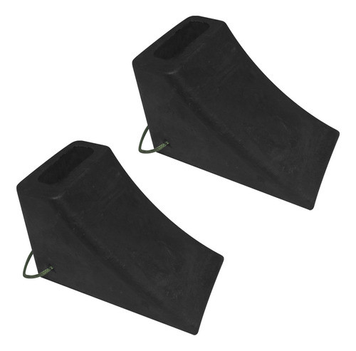 Calço Para Pneu Roda Caminhão Onibus Carro De Borracha Par 0