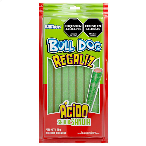 Gomitas Bull Dog Regaliz Sabor Sandia Billiken Mejor Precio 1