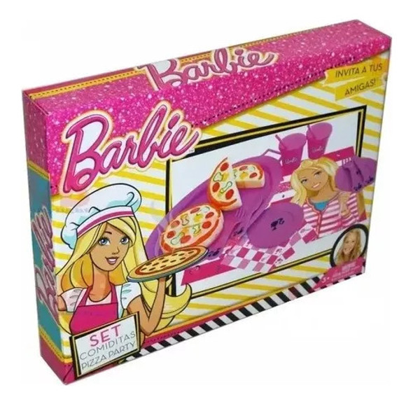 Set De Comiditas Pizza Party De Barbie 0