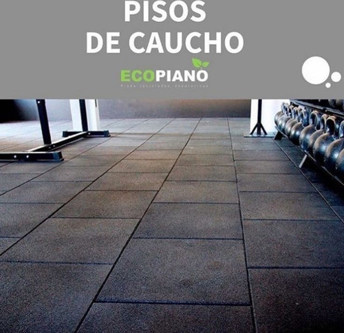 Piso De Goma Reciclado Caucho Molido De 20 Mm 0