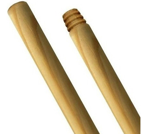 Kit 5 Cabos De Vassoura De Madeira Com Rosca 2 Metros 0