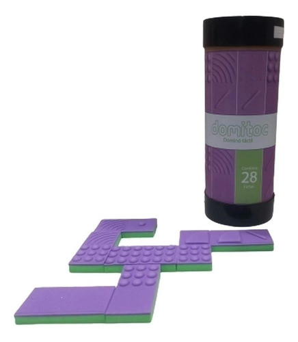 Domino Táctil De Texturas Juego Inclusivo Baja Visión 1