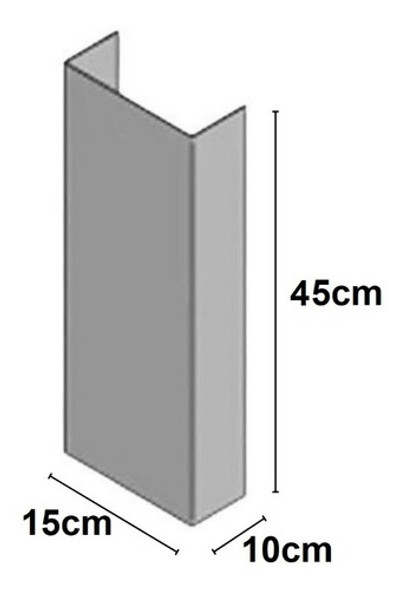 Acabamento Para Cano E Sifão - 45cm 1 Acabamento Para Cano E Sifão - 45cm 1