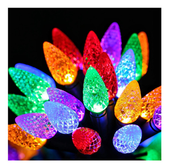 Recesky C6 Bombillas De Navidad Con Temporizador  50 Led De 1