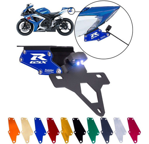 Portamatricula Rebatibles Suzuki Gsxr 600/750 2010-2013 0