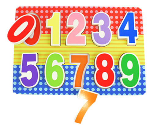 Juego De Encastre Rompecabezas Numeros 1