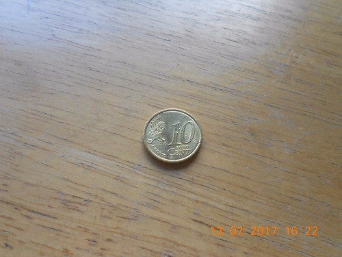Euro Italia Moneda De 10 Centavos Año 2009 1