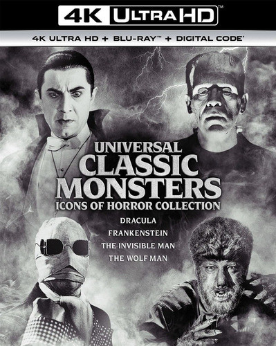 Blu Ray 4k Ultra Hd Monsters Universal Classic Dracula 0