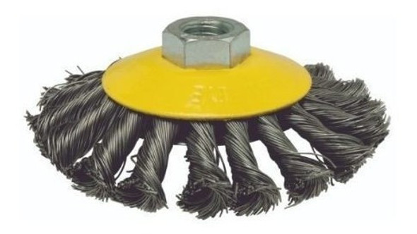 Cepillo Copa Tasa Acero  Trenzado 4.5  - Ynter Industrial 0