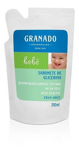 Sabonete Bebê Glicerinado Granado 250 Ml Erva Doce 0