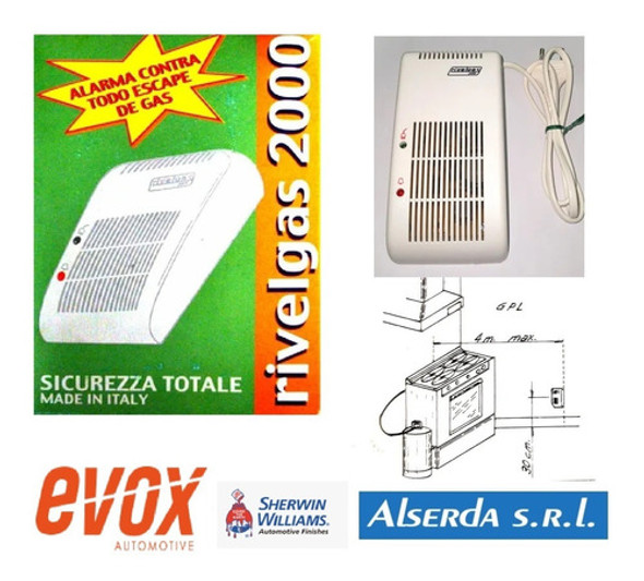 Sensor / Detector De Gas (supergas) Con Alarma - Italiano 0