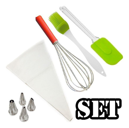 Set Manga Decoradora Repostera  Accesorios Espatula 0