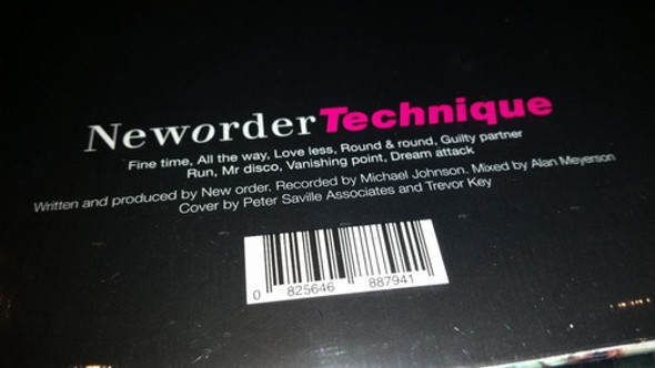 New Order Technique Vinilo 180gr Nuevo Europe Cerrado 2015 1