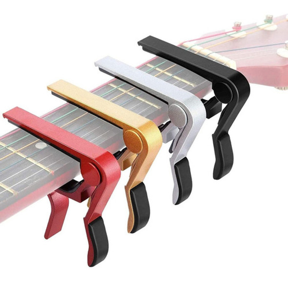 Capo De Aluminio Guitarras Electricas Acusticas-4un 0 Capo De Aluminio Guitarras Electricas Acusticas-4un 0