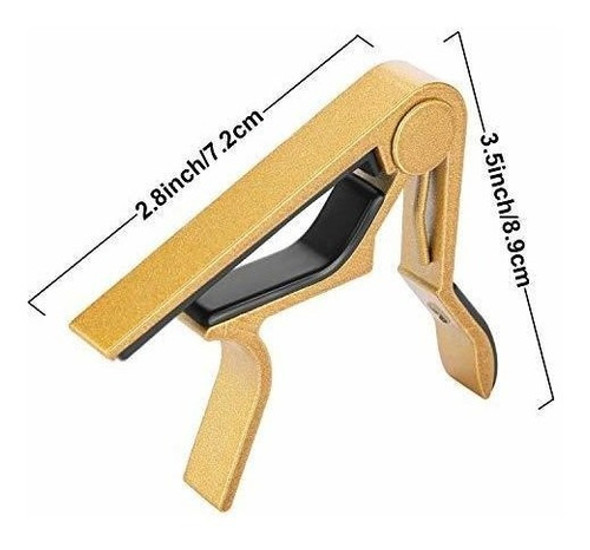Capo De Aluminio Guitarras Electricas Acusticas-4un 1 Capo De Aluminio Guitarras Electricas Acusticas-4un 1