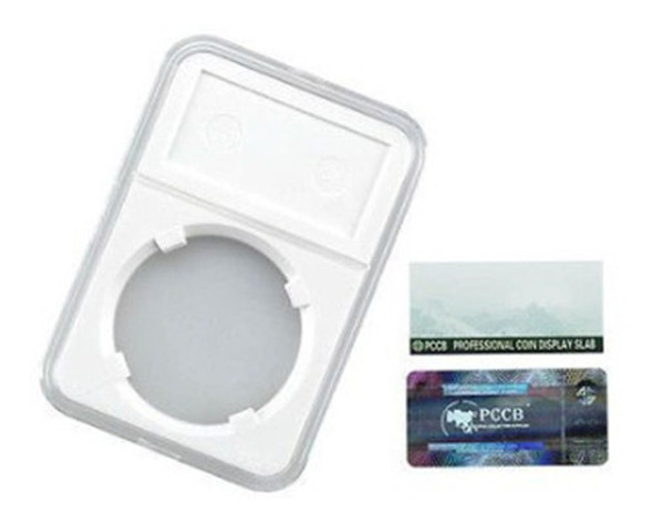 4 Capsulas Acrílica Slab Pccb Para Moeda 22,5mm 0