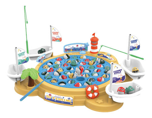 Brinquedo Elétrico De Pesca Giratória Jogo De Pesca 0