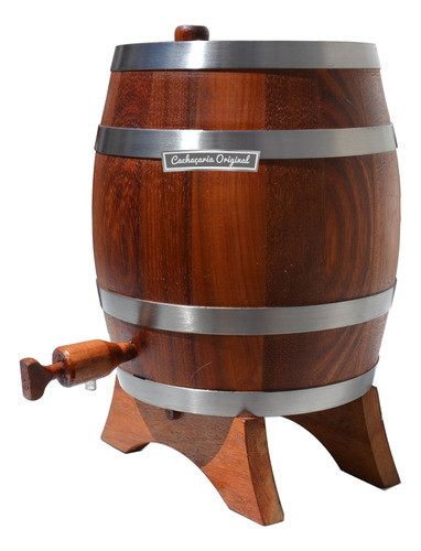 Barril Corote Envelhecer Cachaça Jutaí Vertical 3l Madeira 0
