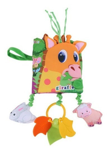 Bebé Cama Actividad Libro Dibujos Animados Suave Desarrollo 0