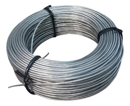 Cable De Acero Forrado Transparente 100mts 3.5mm Tender 0
