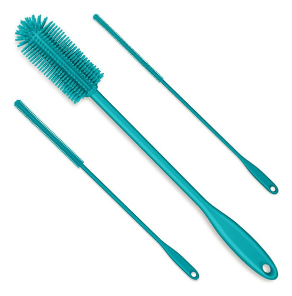 Purtribe 3-en-1 Cepillo De Botella De Silicona Y Conjunto De 0