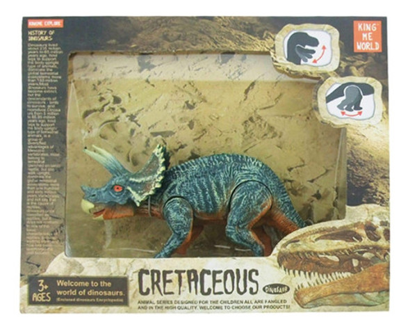 Dinosaurio Triceratops Cretaceous 16 Cm Coleccionable 1