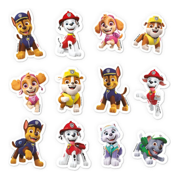Minis Personagens Decorativos - Festa Patrulha Canina 0