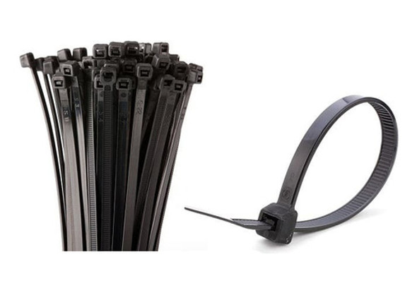 Precintos Malla Zunchos Negros 4.8x45 Cm - Pack 100 Unidades 1