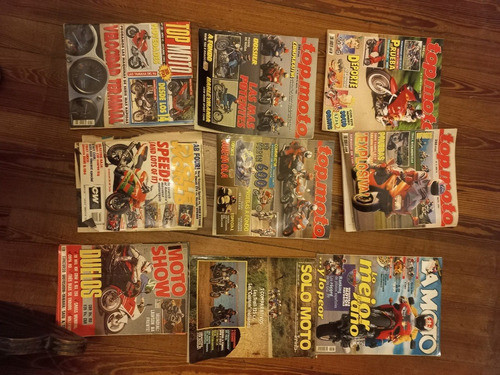Lote 5 Revistas Top Moto  1992/93/95 + 4 Revistas De Motos 0