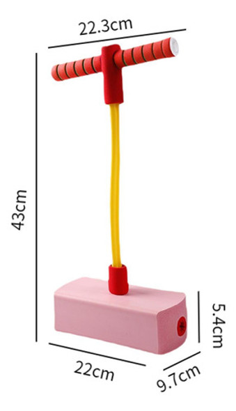 Pogo Bouncer Pogo Vara Placa De Equilíbrio Forte Rosa 1