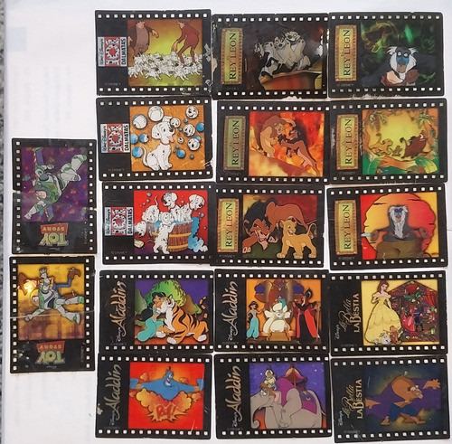 Tazos Disney Pepsico Lote X 17 Diapositivas 1996 Regalado!! 0