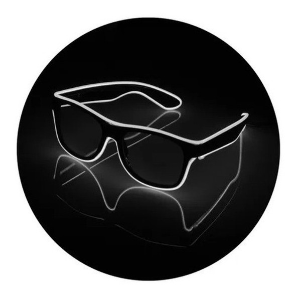 Lentes Gafas Con Luz De Neon Fluor Fiestas Nocturnas A Pilas 0 Lentes Gafas Con Luz De Neon Fluor Fiestas Nocturnas A Pilas 0