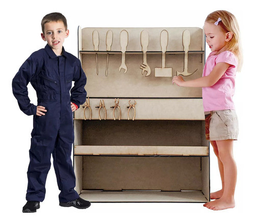 Taller Mecánico Infantil De Madera Proyectarte, Niños, Niñas 0