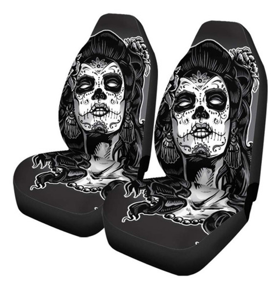 Semtomn Juego De 2 Fundas De Asiento De Automovil, Diseno De 0