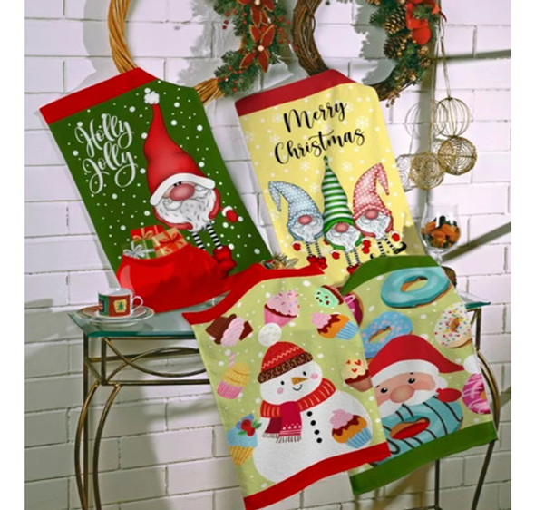 12 Repasadores Navideños Oferta 1