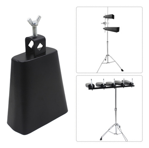 Acessório Cow Bell, Ferro De Percussão, Conjunto De Sinos De 1