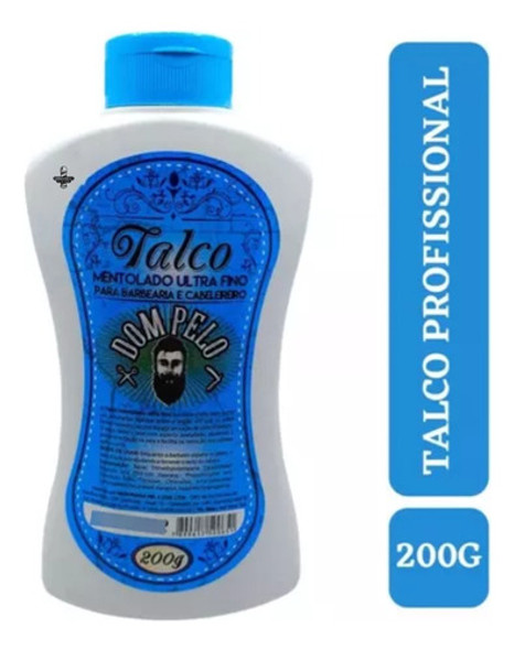 Talco Dom Pelo Mentolado Para Barbeiro Profissional 200g 0 Talco Dom Pelo Mentolado Para Barbeiro Profissional 200g 0