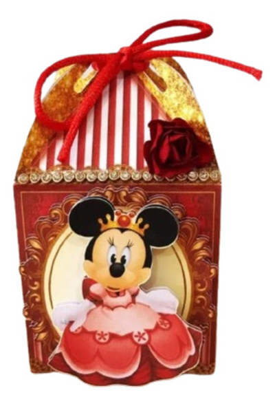10 Cajitas En 3 D De Minnie Mouse Realeza 0