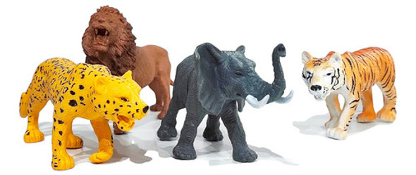 Set 4 Animales Salvajes Juguete Para Niños 1