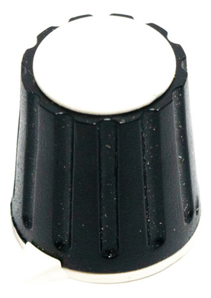 4 Perillas Potenciometro 17x20mm Eje Estriado 6mm Blanca 0