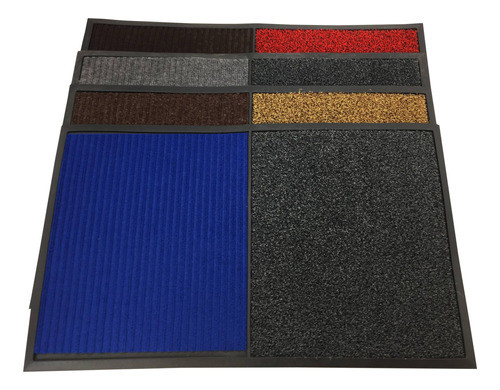 Alfombra Sanitaria Doble, Poliéster Y Pvc, Varios Colores 0