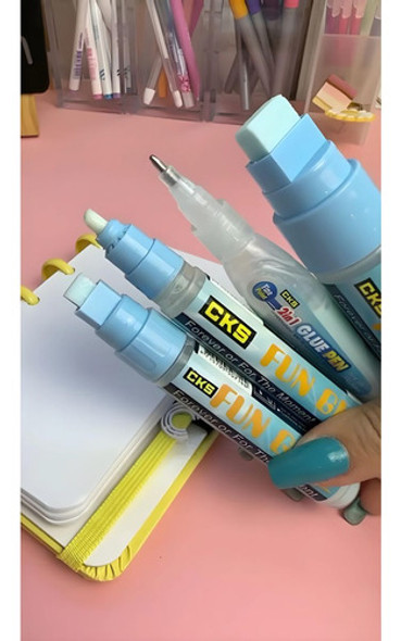 Caneta Cola Fun Glue Cks Gl-0871b  Ponta Fina Arte Scrapbook 1
