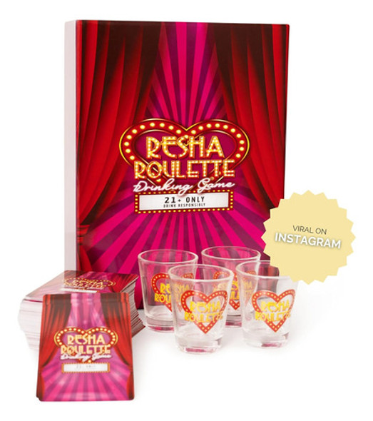 Juego De Cartas Para Fiestas Con 120 Cartas Y 4 Vasos Para S 1