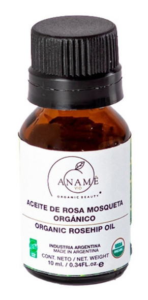 Aceite Rosa Mosqueta Orgánic 10 Ml. Certificado - Aname Vio 0