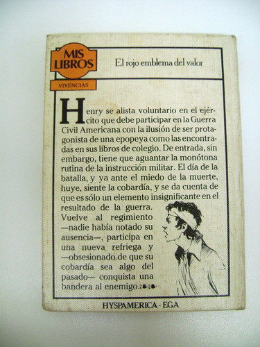 El Rojo Emblema Del Valor Crane Guerra Secesion Eeuu Boedo 1
