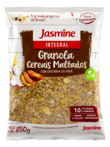 Granola Jasmine Integral Cereais Maltados Sem Glúten Em 0