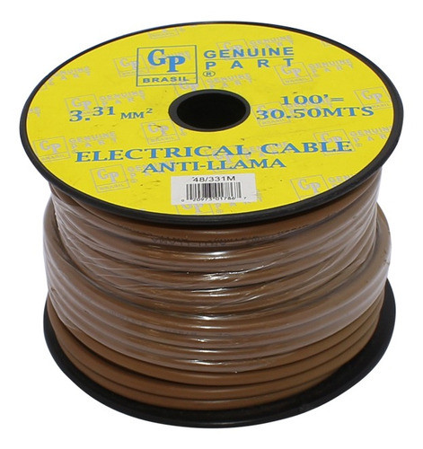 Cable Instalacion 3.31mm Marron Rollo 30 Metros 0
