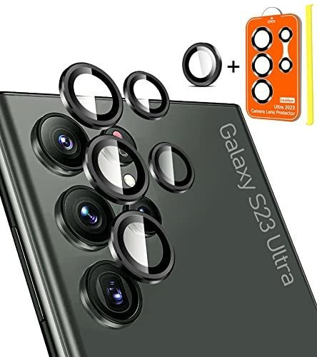 Protector Lente De Camara Samsung Galaxy S23 Ultra Negro 0