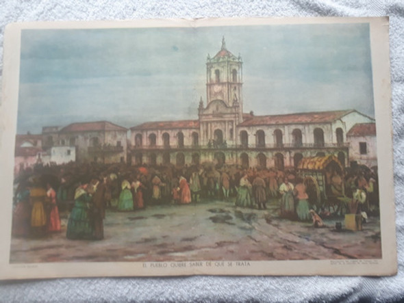 Lamina Coleccion Billiken El Pueblo Quiere Saber Que Se Trat 0